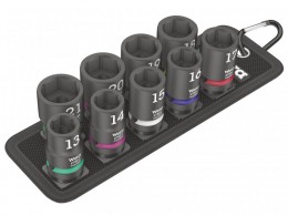 Wera Belt C Impaktor 1 Socket Set of 9 Metric 1/2in Drive £54.95
